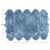 6' 0" X 9' 0" Blue Premium Genuine New Zealand Sheepskin Rug - C6167
