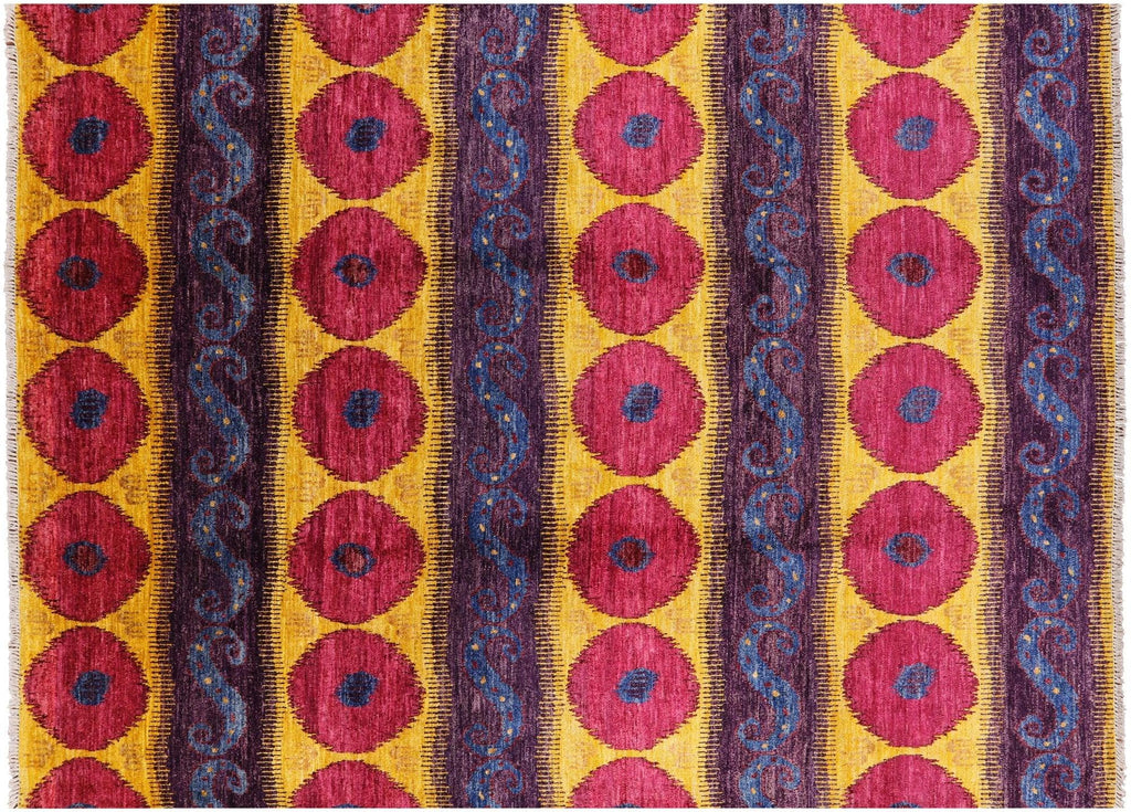 Hand Knotted Ikat Wool Rug - Manhattan Rugs