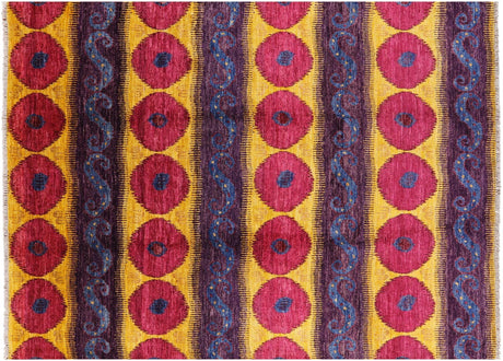 Hand Knotted Ikat Wool Rug - Manhattan Rugs