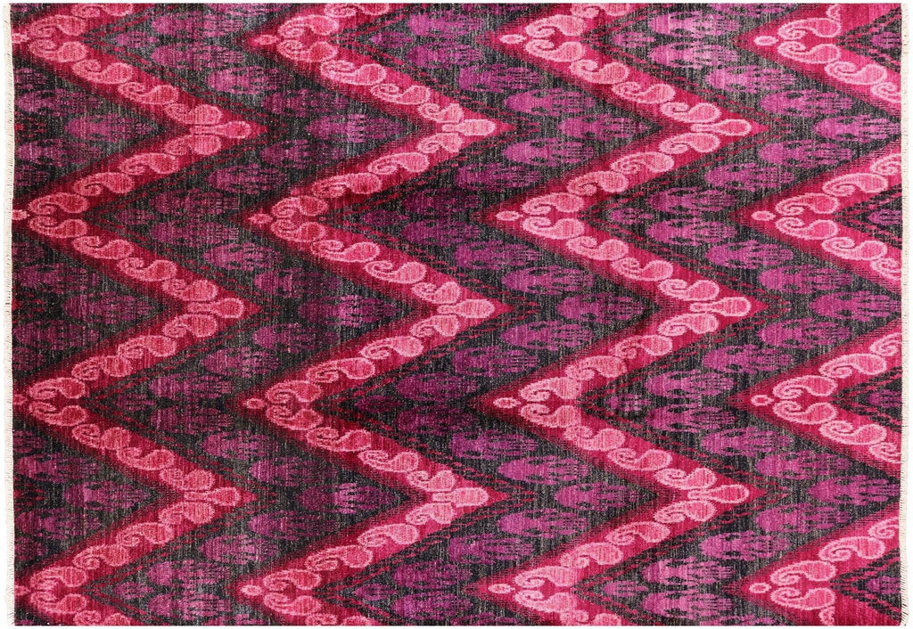 Ikat Handmade Wool Rug - Manhattan Rugs