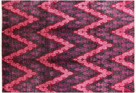 Ikat Handmade Wool Rug - Manhattan Rugs