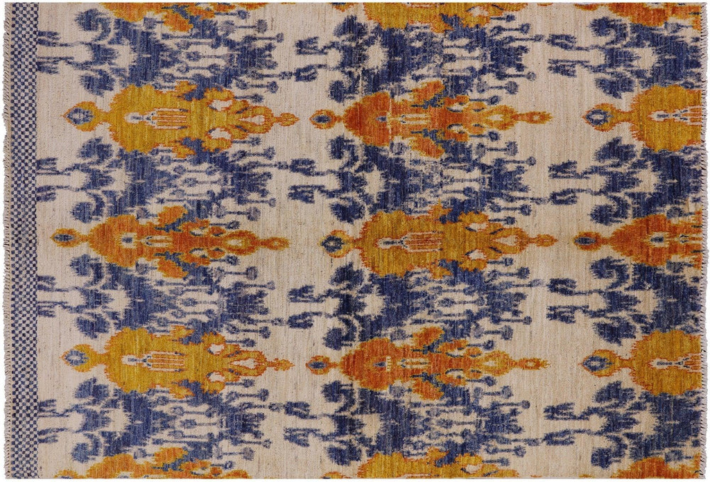 Ikat Handmade Wool Rug - Manhattan Rugs