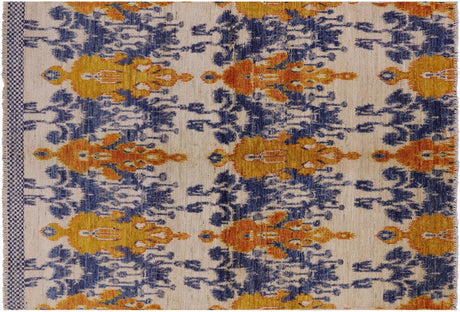 Ikat Handmade Wool Rug - Manhattan Rugs