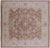 Square Turkish Oushak Hand-Knotted Wool Rug - Manhattan Rugs