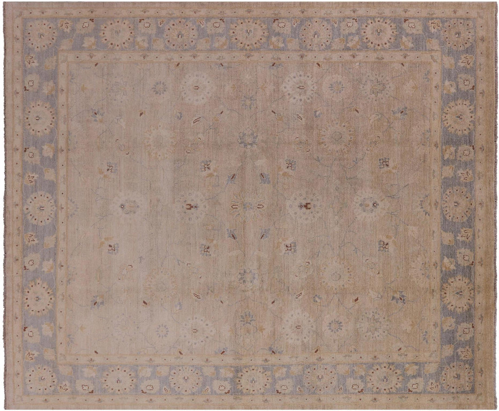 Turkish Oushak Handmade Wool Area Rug - Manhattan Rugs
