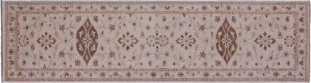 Turkish Oushak Hand-Knotted Wool Runner - Manhattan Rugs