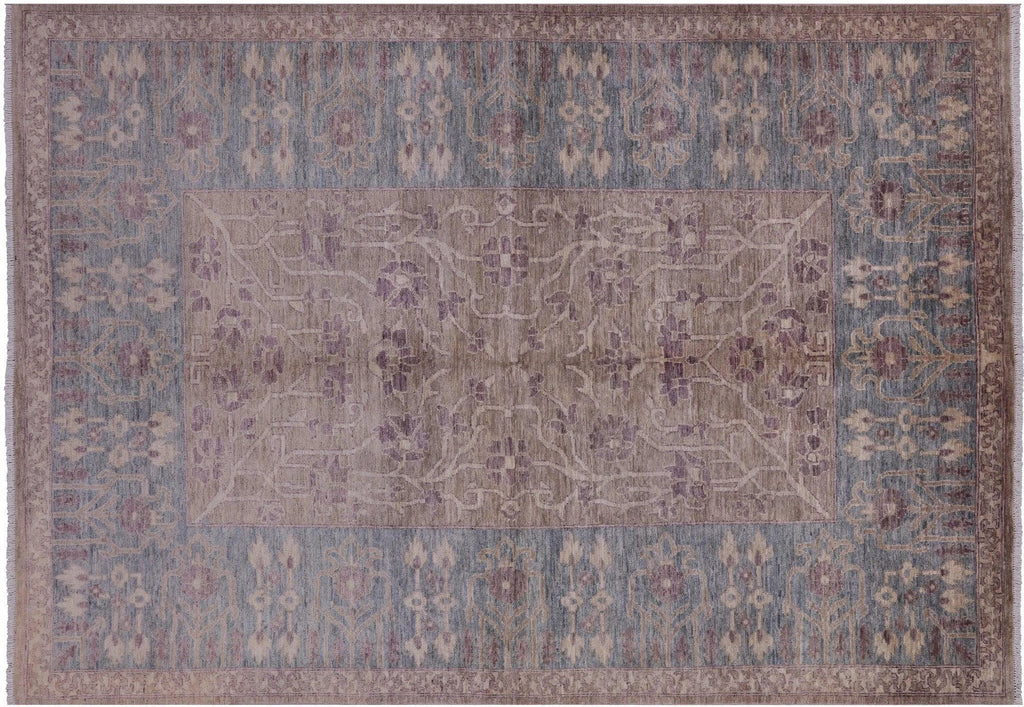 Hank-Knotted Peshawar Wool Area Rug - Manhattan Rugs