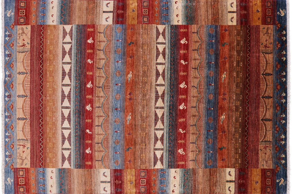 Hand Knotted Persian Gabbeh Wool Area Rug - Manhattan Rugs