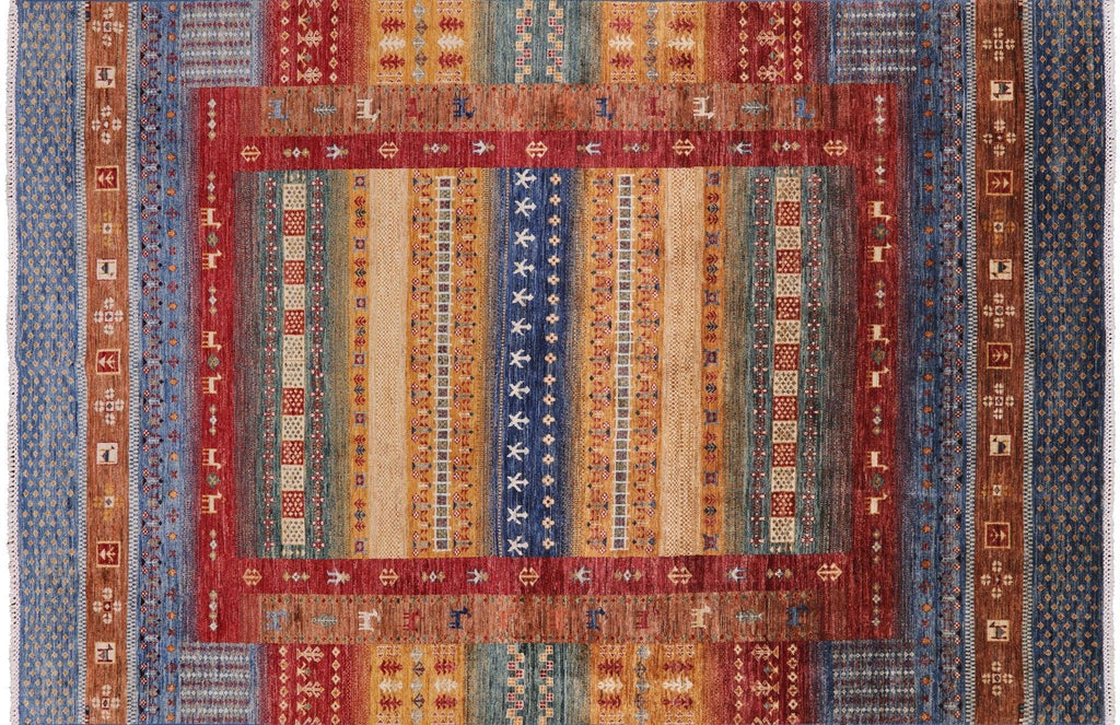 Persian Gabbeh Tribal Hand Knotted Wool Rug - Manhattan Rugs