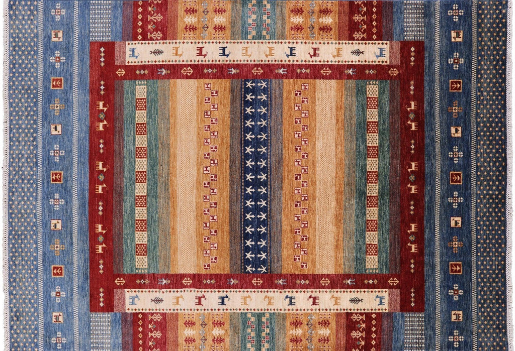 Persian Gabbeh Tribal Hand Knotted Wool Area Rug - Manhattan Rugs
