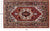 3' 2" X 5' 1" Hand Knotted Heriz Serapi Wool Rug - P1609