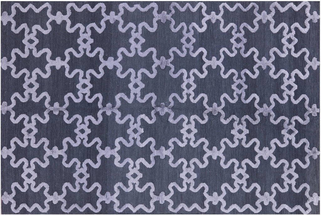 Wool & Silk Moroccan Handmade Rug - Manhattan Rugs