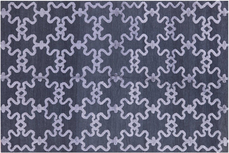 Wool & Silk Moroccan Handmade Rug - Manhattan Rugs