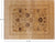 Ivory Hand Knotted Oushak Rug 8' 10" X 11' 10" - P2506