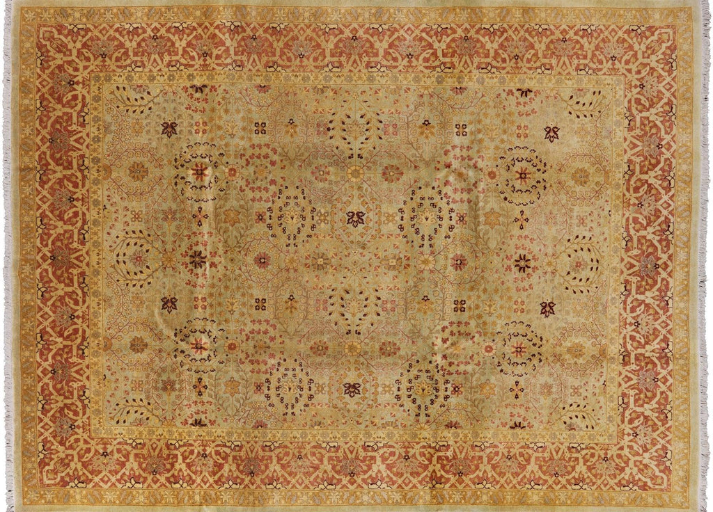 Hand-Knotted Peshawar Wool Rug - Manhattan Rugs