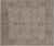 Ivory 8' 1" X 9' 7" Washed Out Turkish Oushak Hand Knotted Wool Rug - P2773
