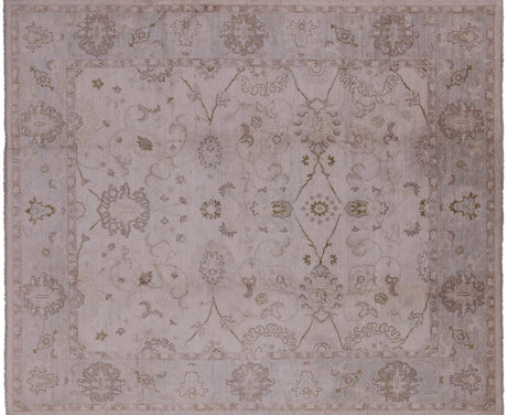Washed Out Turkish Oushak Hand Knotted Wool Rug - Manhattan Rugs