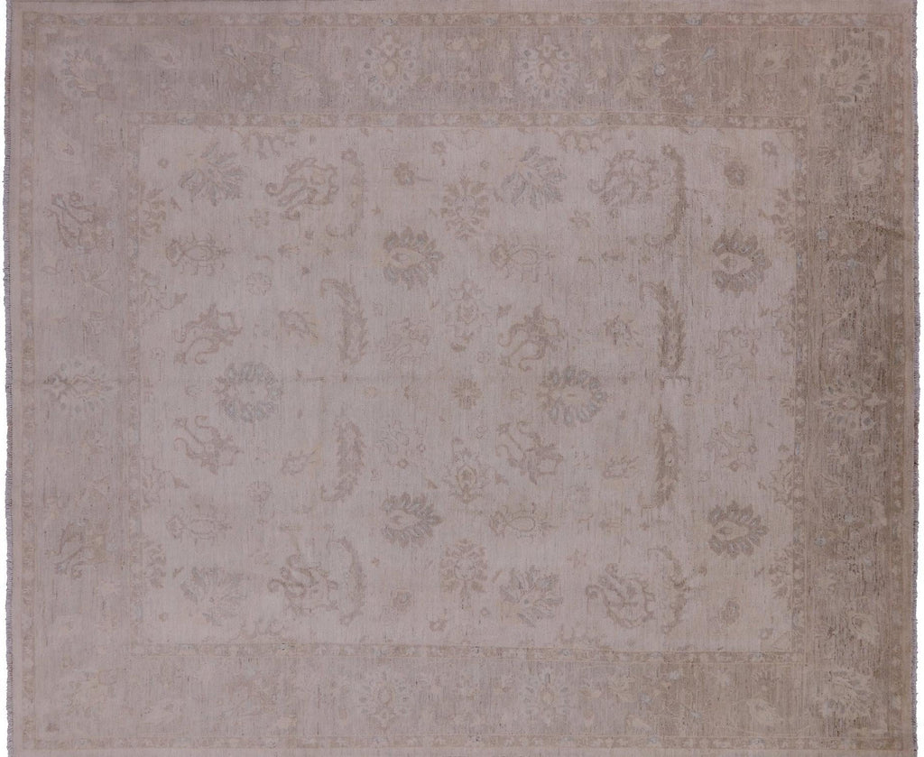 Turkish Oushak Washed Out Handmade Wool Rug - Manhattan Rugs