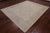 Ivory 8' 2" X 9' 7" Turkish Oushak Washed Out Handmade Wool Rug - P2775
