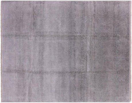Hand Knotted Wool & Silk Modern Rug - Manhattan Rugs