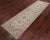 Ivory Turkish Oushak Handmade Runner Rug 2' 8" X 9' 8" - P3257