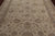Ivory Turkish Oushak Hand Knotted Wool Area Rug 8' 1" X 9' 10" - P3260