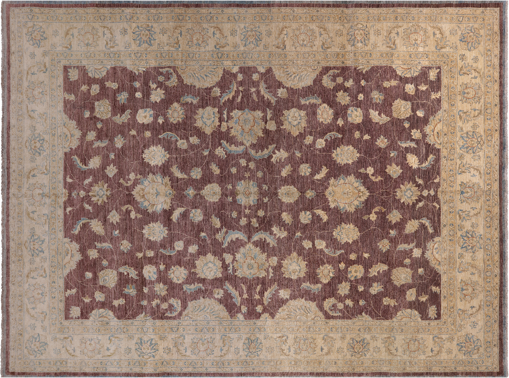 9' 1" X 12' 3" Turkish Oushak Handmade Wool Area Rug - P3266