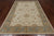 Ivory 6' 2" X 9' 2" Turkish Oushak Hand Knotted Wool Rug - P3322
