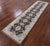 Black Turkish Oushak Handmade Wool Runner Rug - Manhattan Rugs