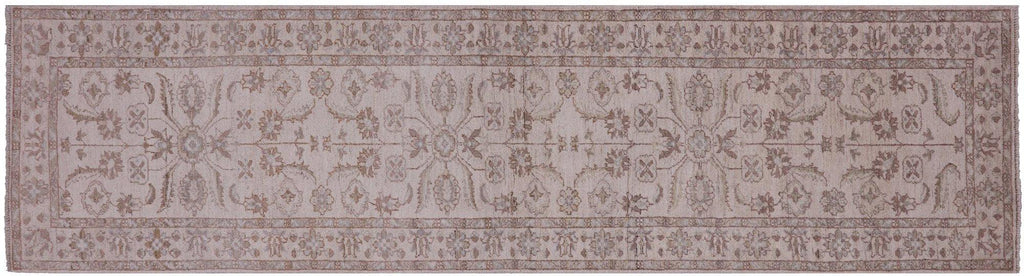 Turkish Oushak Hand Knotted Runner Rug - Manhattan Rugs