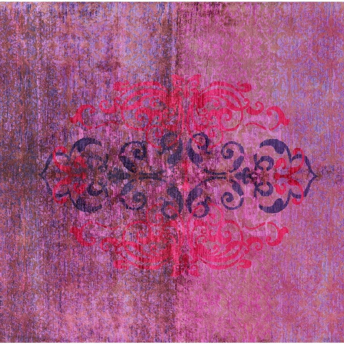 Hand-Knotted William Morris Wool Area Rug 6' 2