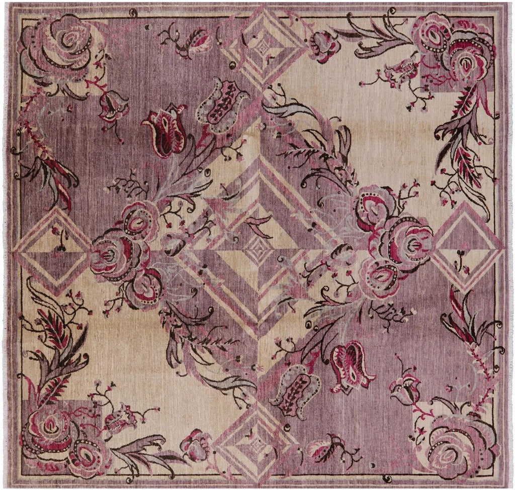 Square William Morris Hand-Knotted Rug - Manhattan Rugs