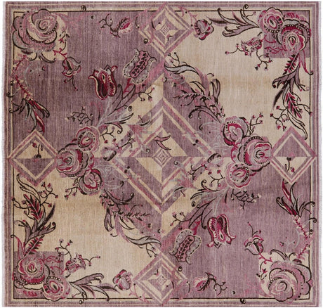 Square William Morris Hand-Knotted Rug - Manhattan Rugs