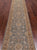 Grey 2' 6" X 13' 3" Turkish Oushak Hand Knotted Wool Runner Rug - P3526
