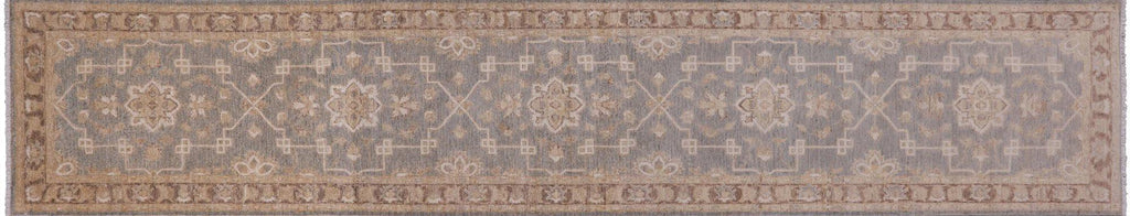 Oushak Hand Knotted Wool Runner Rug - Manhattan Rugs