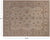 Ivory 9' 1" X 12' 0" Turkish Oushak Handmade Wool Rug - P3541