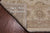 Ivory 9' 1" X 12' 0" Turkish Oushak Handmade Wool Rug - P3541