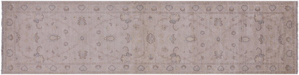 Oushak Hand Knotted Wool Runner Rug - Manhattan Rugs