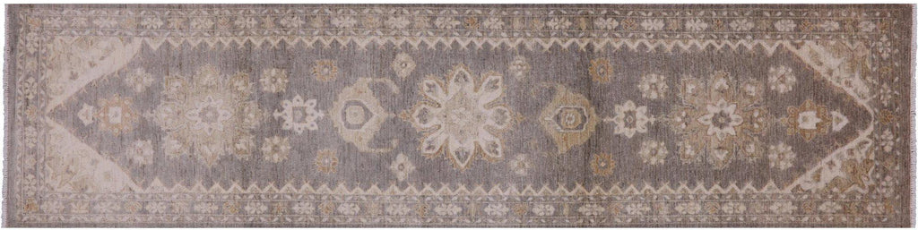 Turkish Oushak Handmade Runner Rug - Manhattan Rugs