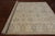 Ivory 8' 2" X 10' 0" Turkish Oushak Handmade Wool Area Rug - P3554