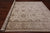 Ivory 8' 3" X 9' 10" Turkish Oushak Hand Knotted Wool Area Rug - P3556