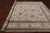 Ivory Turkish Oushak Hand Knotted Wool Area Rug 8' 10" X 12' 5" - P3557