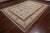Ivory Turkish Oushak Hand Knotted Wool Area Rug 8' 10" X 12' 5" - P3557