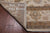 Ivory Turkish Oushak Hand Knotted Wool Area Rug 8' 10" X 12' 5" - P3557