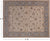 Ivory 8' 2" X 9' 10" Turkish Oushak Hand Knotted Area Rug - P3561