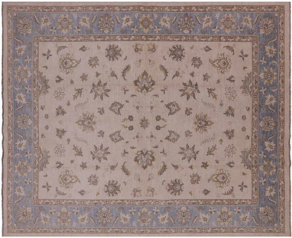 Turkish Oushak Hand Knotted Area Rug - Manhattan Rugs