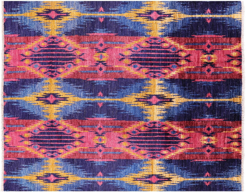 Ikat Handmade Area Rug - Manhattan Rugs