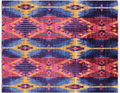 Ikat Handmade Area Rug - Manhattan Rugs