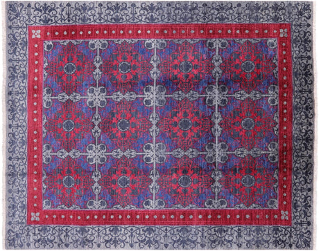 Hand Knotted William Morris Wool Rug - Manhattan Rugs