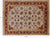 Ivory 9' 1" X 11' 10" Peshawar Hand Knotted Rug - P4000